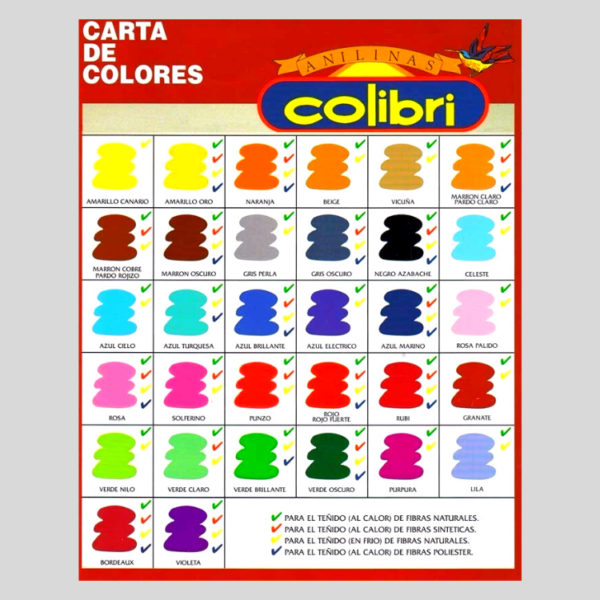 Anilina Colibri en Frio 20g