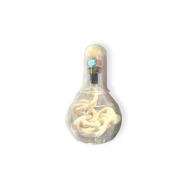 Mechero de vidrio