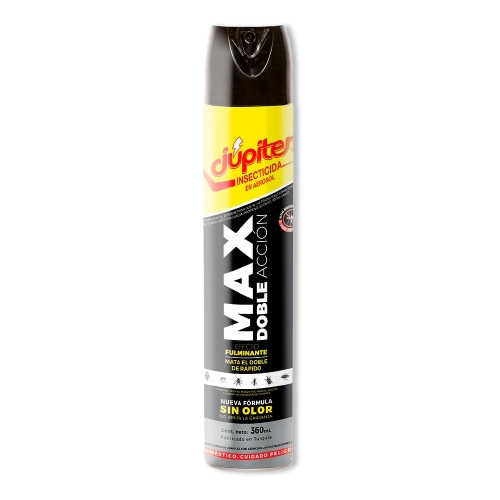[12000001] Insecticida Max doble accion, mata todo,sin olor Jupiter 360ml