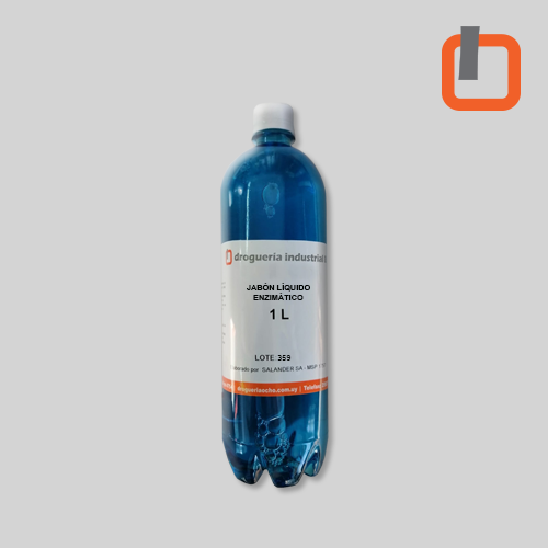 Jabon liquido enzimatico espuma controlada