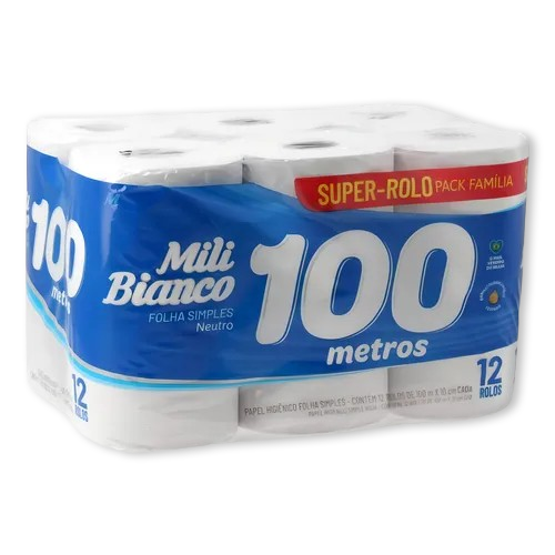 [8010054] Papel higienico Mili 16 rollos c/60metros