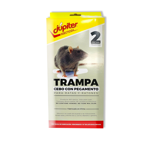 [12000038] Trampa cebo con pegamento para Ratas y  Ratones Jupiter 2 u